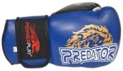 PowerPlay 8679 Боксерские перчатки PowerPlay 3006 Lion Predator Serits Blue фото
